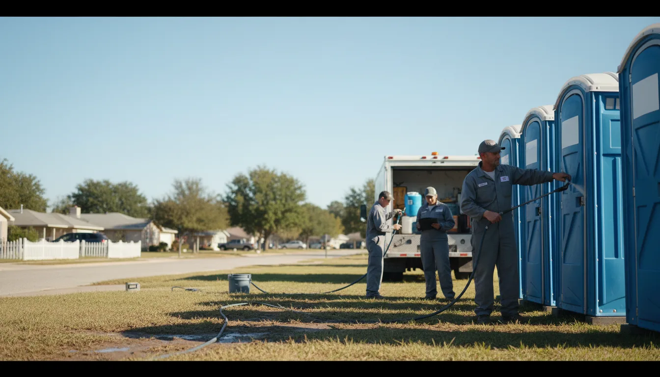Long-Term Portable Toilet Rental in Mount Hope, WI near me